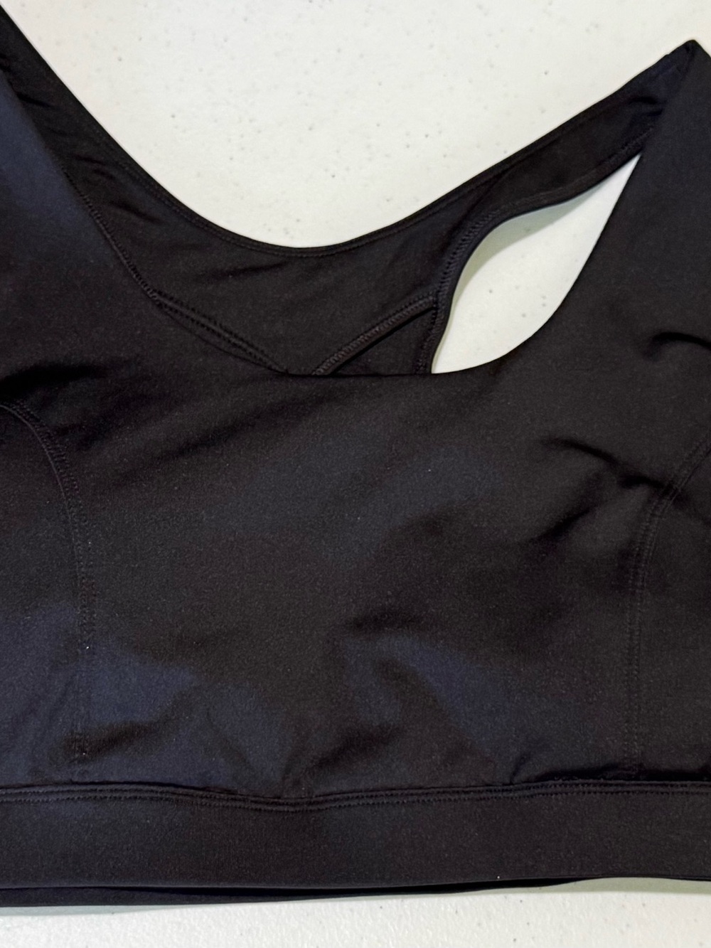 tek gear Black Scoop-Back Sports Bra